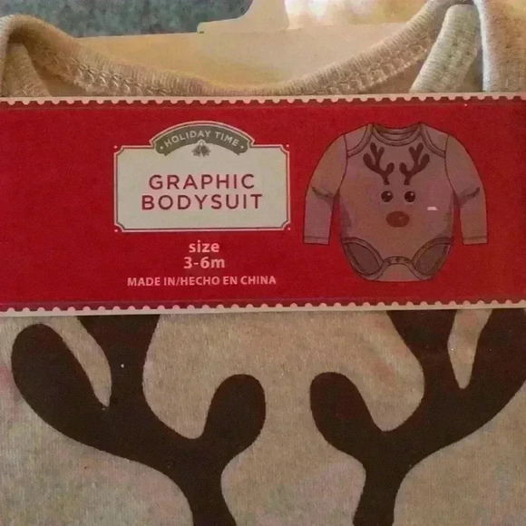 Baby Onesie and Matching Tweed Stocking - Picture 4 of 6